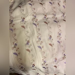 3 piece cotton Indian suit, chiffon duppata.  Indian/Pakistani Suit